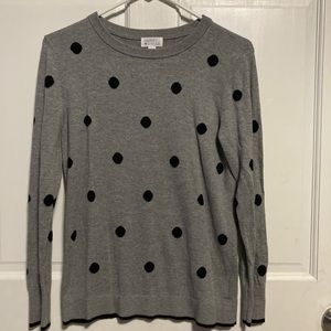 Ladies polka dot sweater